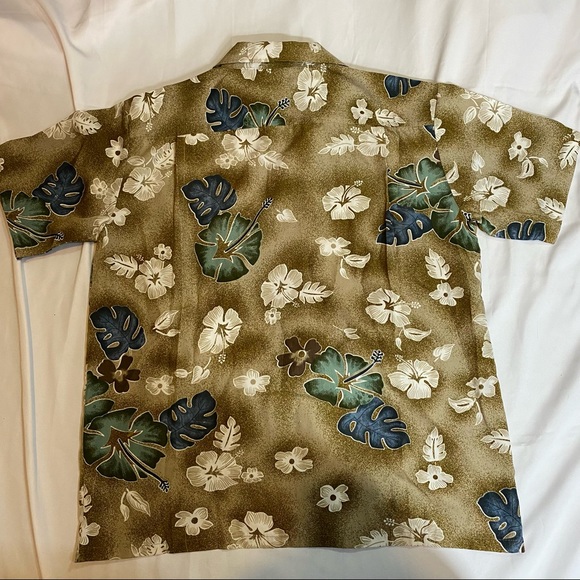 Vintage Roundy Bay Hawaiian Shirt Men's XL Short Sleeve Camp Floral Button Up - Picture 7 of 7